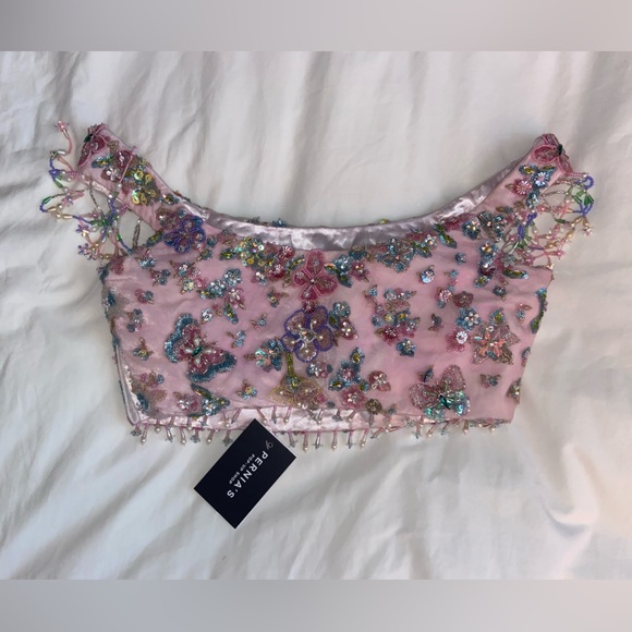 NWT Dhoti Style Suit from Lashkaraa Garden of Serenity Collection (never worn) - Picture 6 of 11